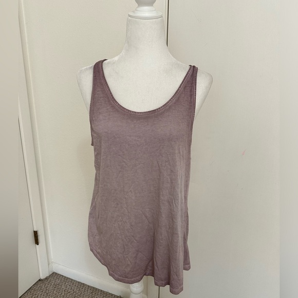 Mono B open back overlay flowy muscle tank - Picture 3 of 8